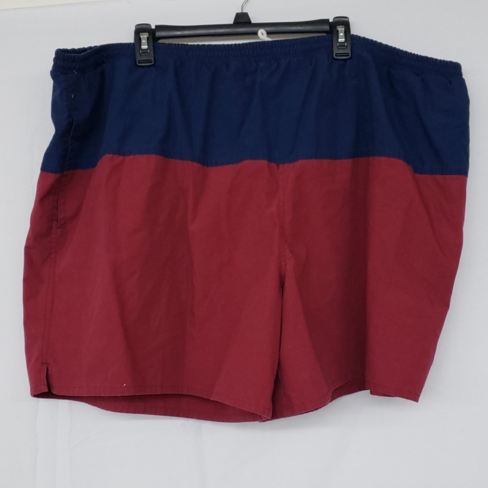 Haband Swim Trunks Lined Red Blue 4XL